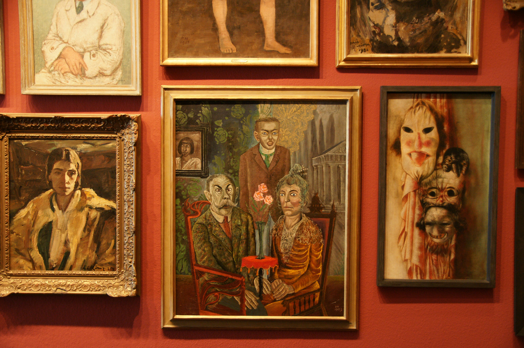 Otto Dix - Porträt der Familie Trillhaase - 1923