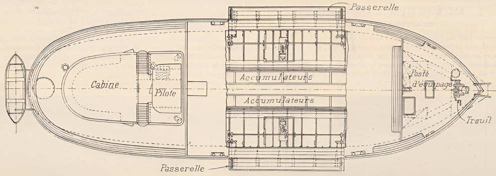 Elektrische Fähre 1908 - Grundriss