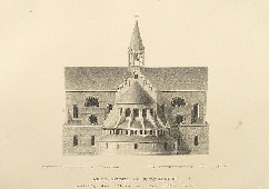 Sulpiz Boisserée - "Die Abteikirche zu Heisterbach" - Aufriss Chor