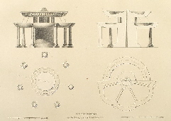 Sulpiz Boisserée - "Die Abteikirche zu Heisterbach" - Springbrunnen im Kreuzgang