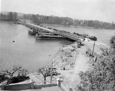 Die Hodges Bridge von 1945