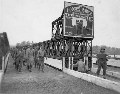 Die Hodges Bridge von 1945