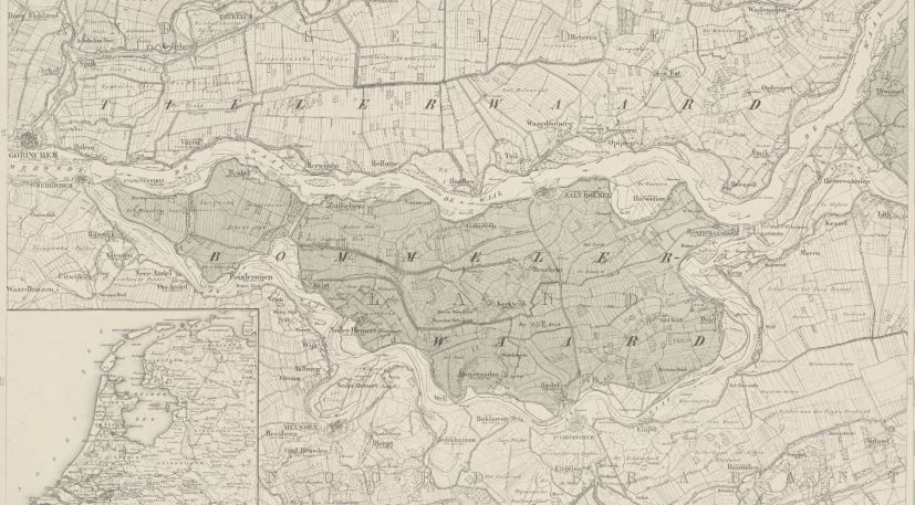 Überschwemmungsgebiet Bommelerwaard 1861
