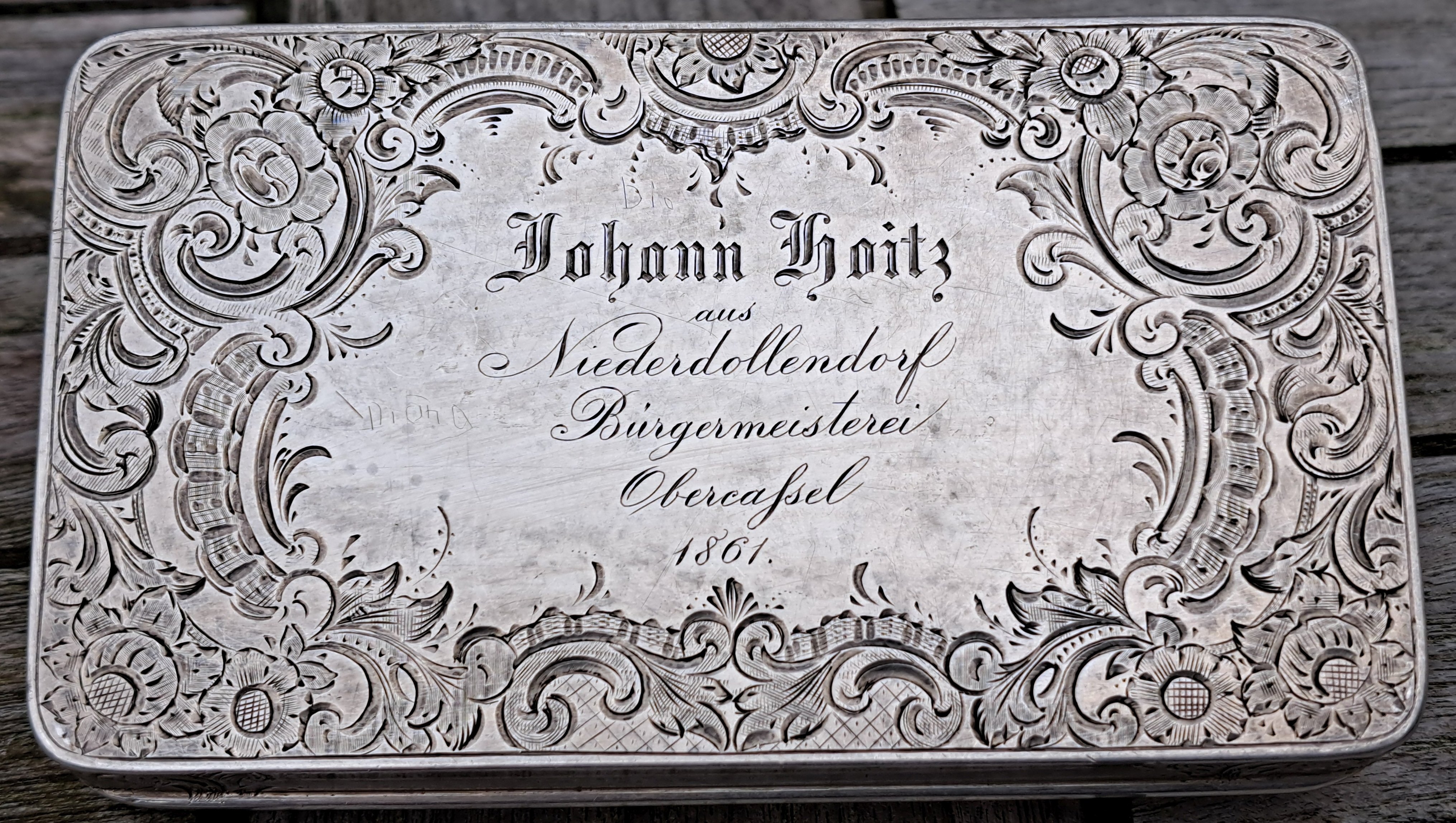 Tabaksdose Vorderseite