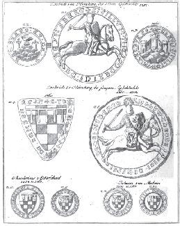Siegel der Herren von Löwenberg u.a.