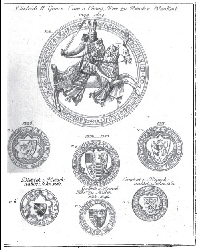 Siegel der Herren von Löwenberg u.a.