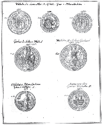 Siegel der Herren von Löwenberg u.a.