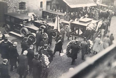 Beerdigung des Adolph von Dalwigh - 1924