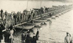 Pontonbrücke 1918