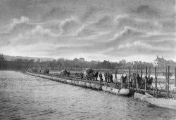 Pontonbrücke 1918