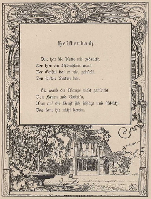 Illustrationen von Rhein und Siebengebirge