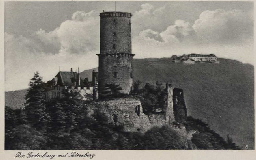 Illustrationen von Rhein und Siebengebirge