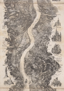 Karte von Rhein und Siebengebirge