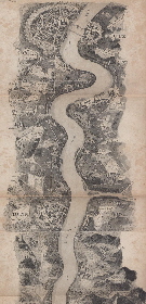 Karte von Rhein und Siebengebirge