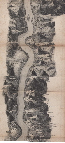 Karte von Rhein und Siebengebirge