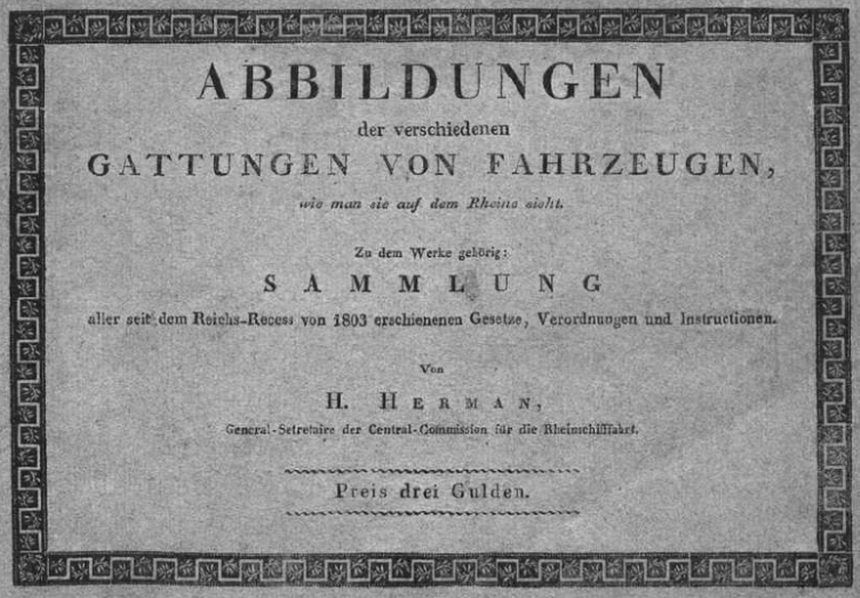 Schiffe auf dem Rhein und seinen Nebenflüssen - Buchtitel