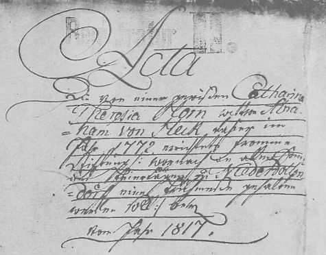 Akte Frühmessenstiftung