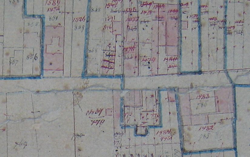 Urkataster 1825 Ausschnitt