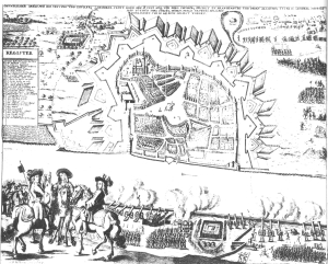 Bescchießung von Bonn - 1689