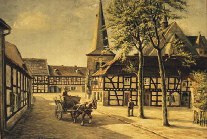 Heisterbacher Straße in alten Zeiten