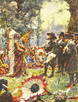 William Penn verhandelt mit den Indianern