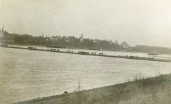 Pontonbrücke 1918